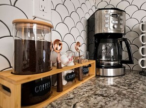 Coffee bar for your morning cup