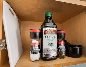 Cooking basics provided
