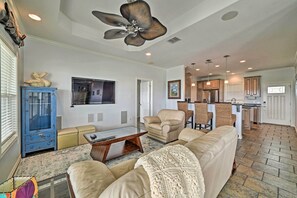 Living Room | Cable TV | Central Heat & A/C