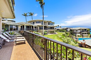 Lounge chairs available on the private lanai
