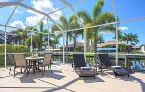 Large Lanai Sitting Area and Lounge Space