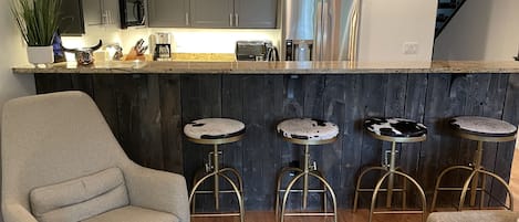 Kitchen and bar