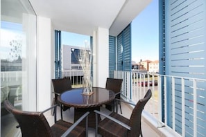Balcony sitting area