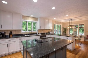 Renovated Kitchen with Granite and Stainless appliances