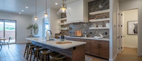 Check out this incredibly beautiful kitchen at The Upgrade!