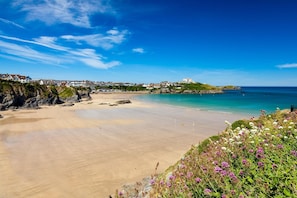 Overlooking Great Western Beach in Newquay just three miles away