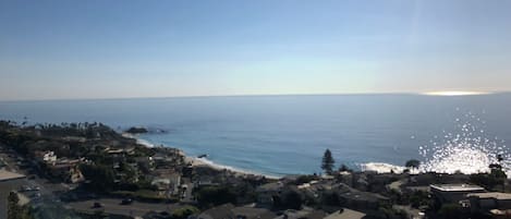 Vista para a praia ou o mar