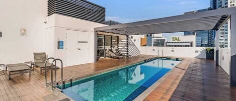 Communal Heated Pool located on Level 22 Rooftop