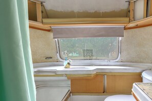 Bathroom with standing shower