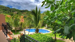Set back from the pool, the location gives you privacy with access to fun in the sun.