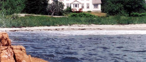 Our historic sea captain's house on 200 acres with wonderful sand beach.