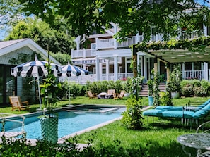 View of the back of the house from the back yard