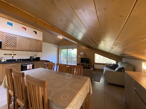 Lounge / dining / kitchen area