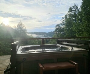 At Rainbows Edge Hot Tub