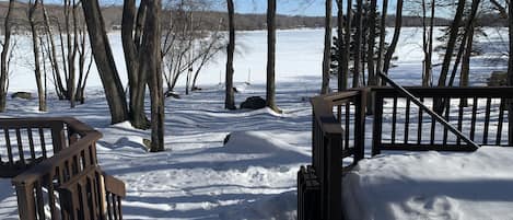 Winter view of the lake