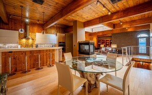 Luxury apartment, beautifully appointed living spaces