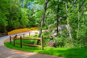 Long Newly-Landscaped Driveway