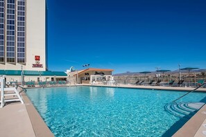 Enjoy sunbathing by the pool