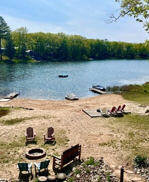 Beach view from Deck