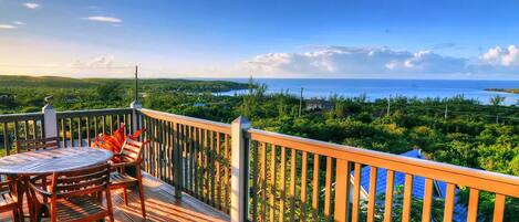 Outstanding ocean views from the upper deck of both the Caribbean and Atlantic.