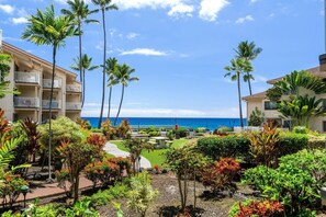 Beautiful view of the ocean and grounds from Sea Village 2106