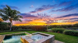 Private pool and plunge pool