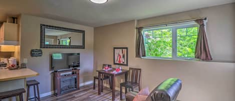 Bigfork Vacation Rental Apartment | 1BR | 1BA | 750 Sq Ft | Step-Free Access