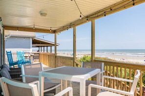 Oceanfront Deck with Outdoor Dining Option