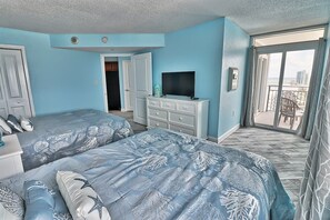 Bedroom with balcony