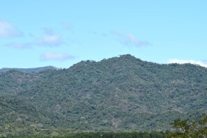 In the morning, the clouds will flow down the valley, through the mountains.