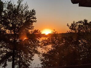 Sunrise from the deck.
