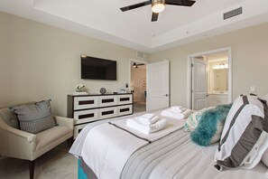Bedroom 1 with Smart TV