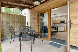 Terrace/patio with garden furniture great for relaxing.