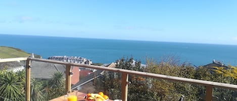 Panoramic sea view from the terrace