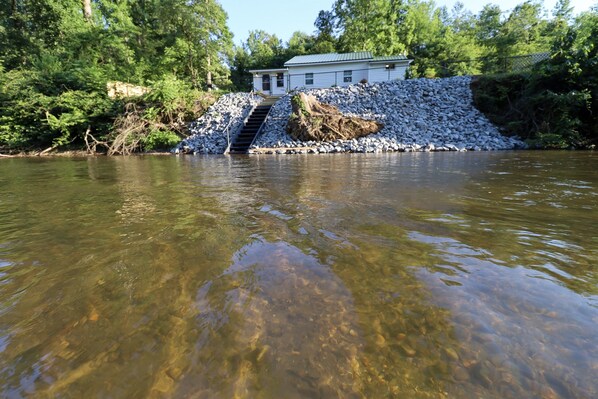 View from the river!