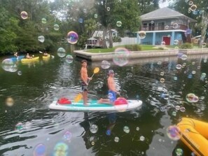 Kayak, swim, SUP, boat or tube in the Weeki Wachee river Wednesday at our home.