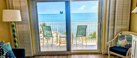 Ocean front views and balcony in front of every room!