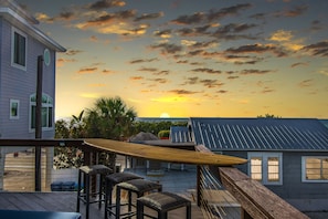 Watch the SUNSET from the deck!