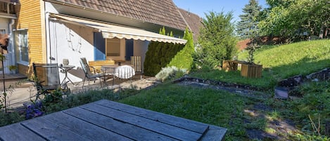 Der Garten in der Ferienwohnung Bauland in 74722 Buchen (Odenwald)