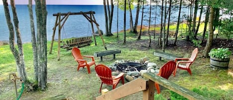 View from porch off of sunroom
