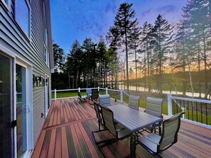 Lots of new comfortable furniture to watch the sunset.