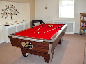 Pool Table in Living room