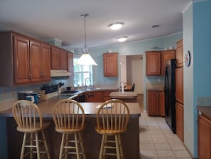 Large kitchen with Island
