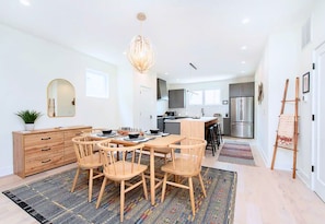 Dining Area Adjacent to the Kitchen with Seating for 8 Comfortably