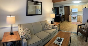Bright, modern living room