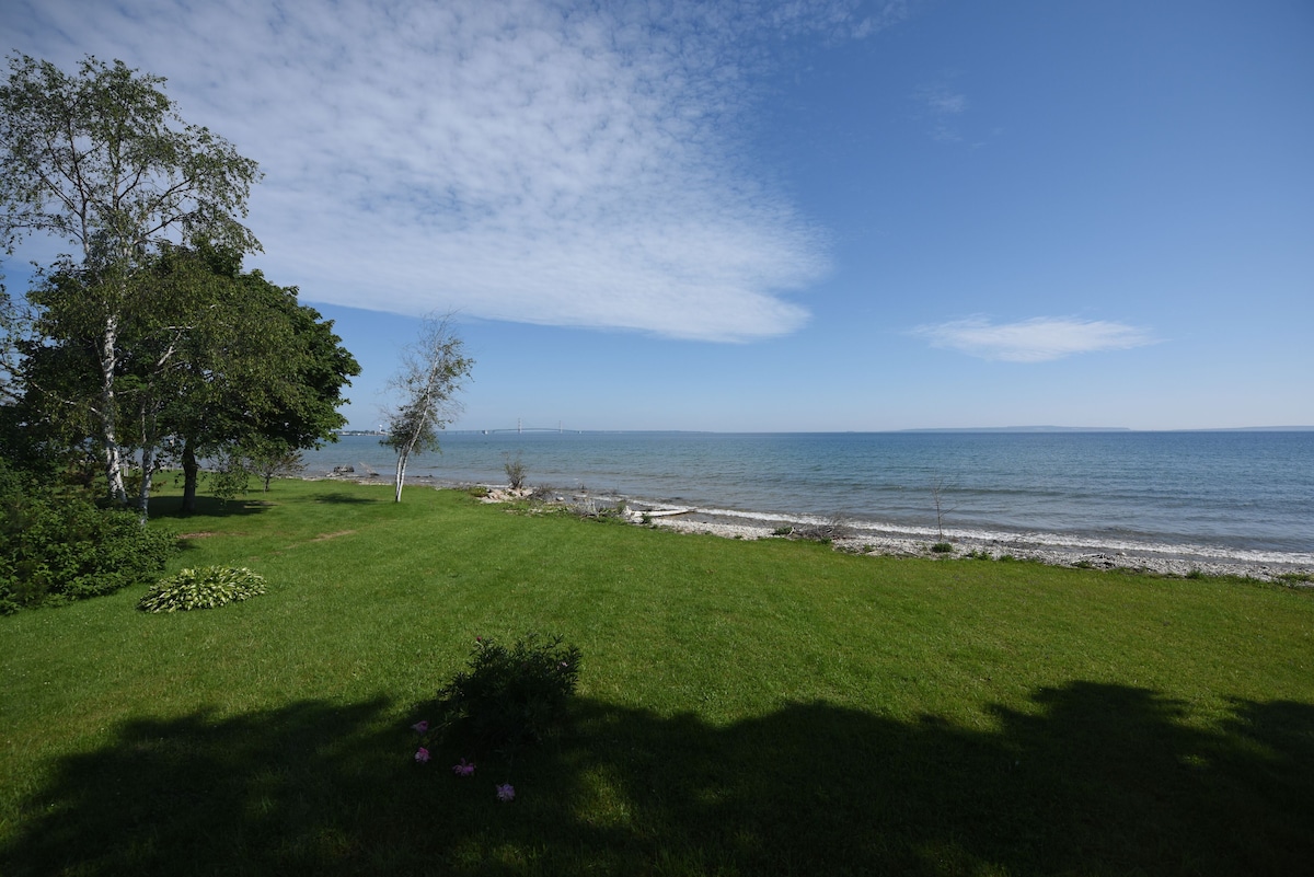 Beachfront Cabin on Straits of Mackinac