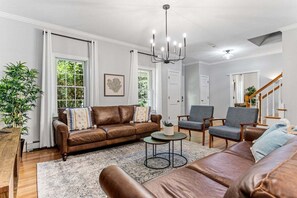 First floor TV area