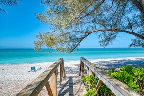 This is what "deeded beach access" means. 