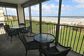 St. Augustine Ocean Front Rentals Balcony View