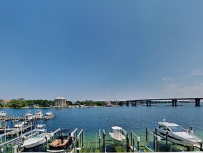 Balcony View at Palm Court Yacht Club #308